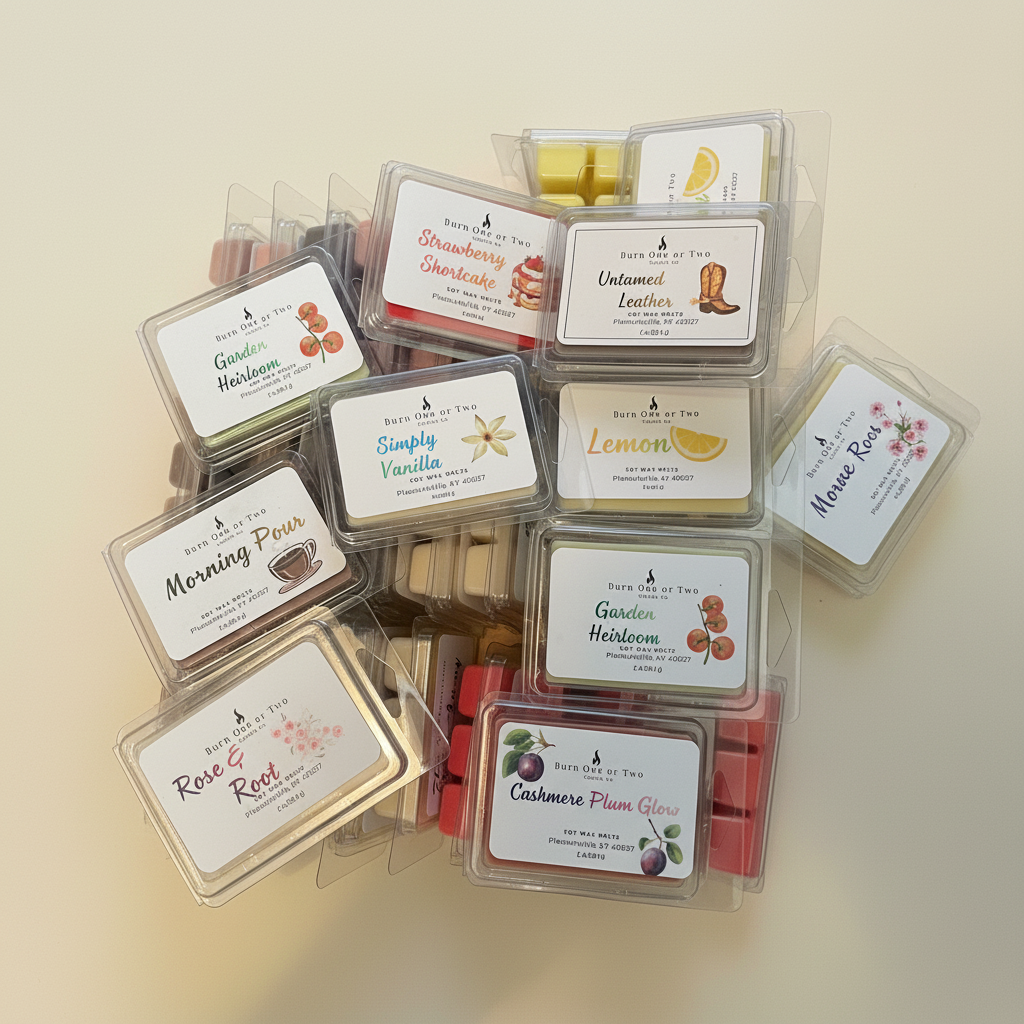 Soy Wax Melts - Labels Visible