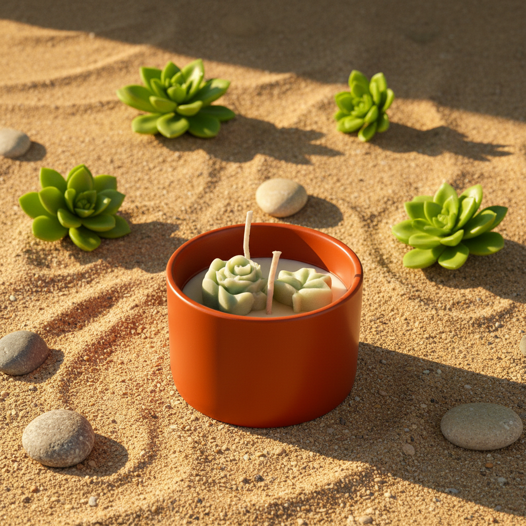 Succulent Garden 5oz Cleaned Up