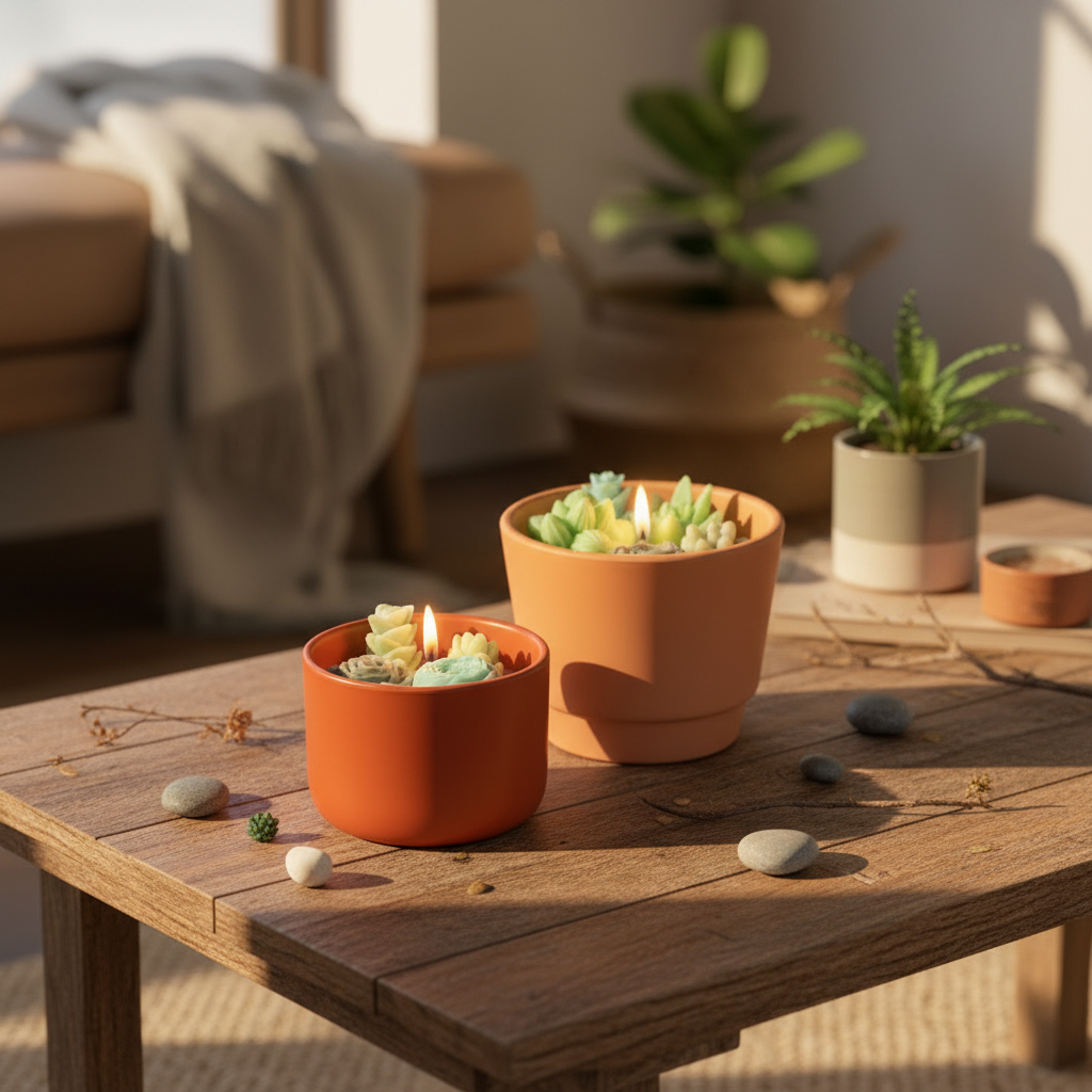 Succulent Garden Combo Home Setting